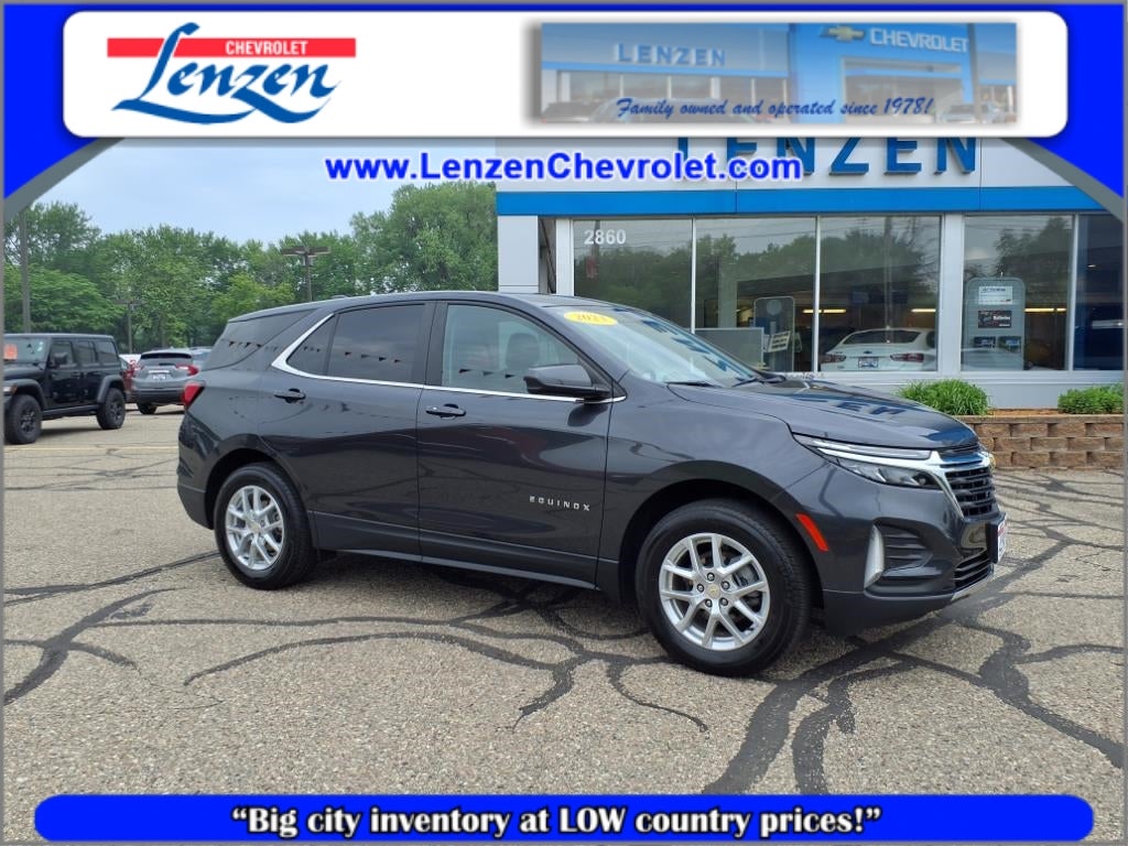 2023 Chevrolet Equinox LT in Iron Gray Metallic — front three-quarter view