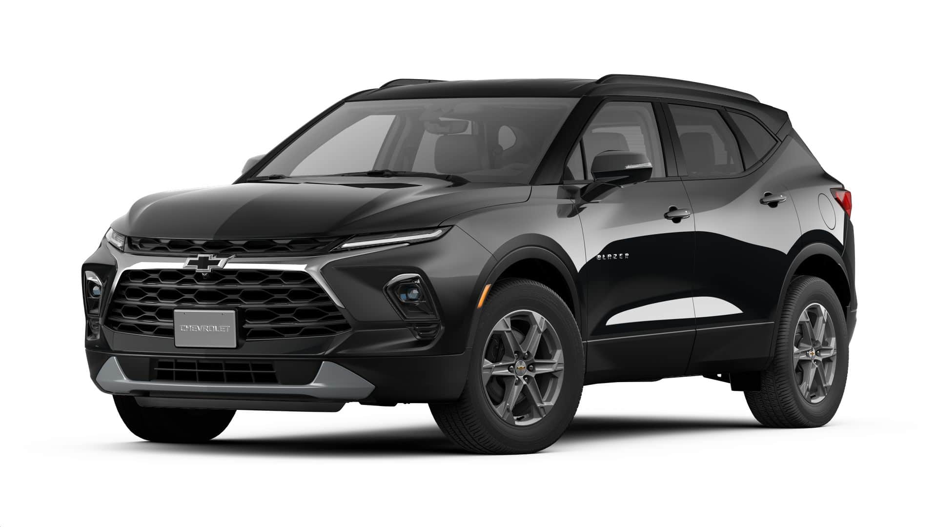 2026 Chevrolet Blazer 3LT in Black — front three-quarter view